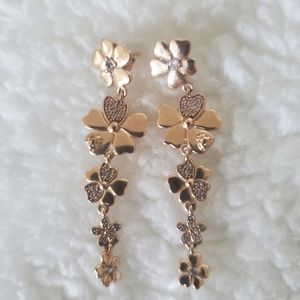 Pandora Rose Gold Flower Earrings